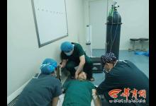 咸陽一醫生連續工作19個小時 因休克血壓昏倒在手術臺