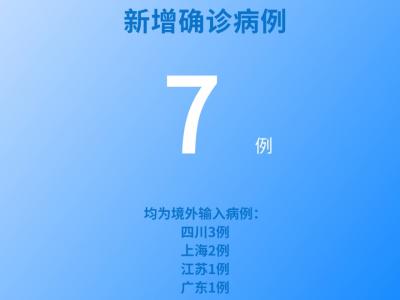 國家衛(wèi)健委：5月27日新增新冠肺炎確診病例7例均為境外輸入病例