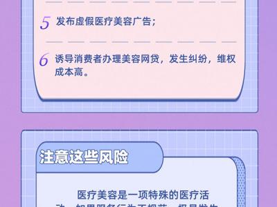 “十一”假期去“醫美”,這些風險要注意