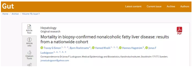 體檢查出輕度脂肪肝不用在意？51年隊列研究：輕度脂肪肝增加7成死亡風險！