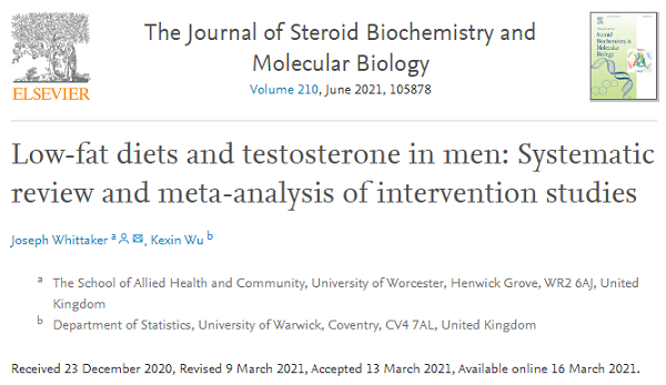 低脂飲食健康又減肥？小心影響性功能！