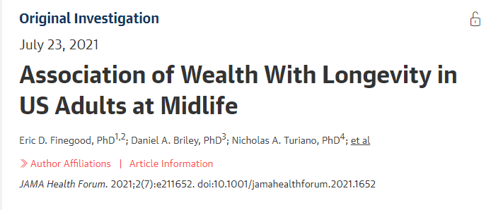 JAMA:越有錢的人越長壽!窮人:我們不配嗎?-易網(wǎng)<a href=http://www.xllyou.com/ target=_blank class=infotextkey>健康養(yǎng)生</a>網(wǎng) JAMA:越有錢的人越長壽!窮人:我們不配嗎?