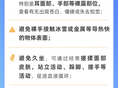 春節期間 守護健康做好“六預防”