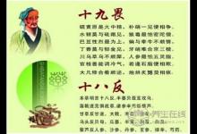 用藥禁忌什么是"十九畏"和"十八反"