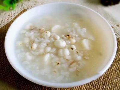 淮山藥芡實薏仁粥的作用以及做法
