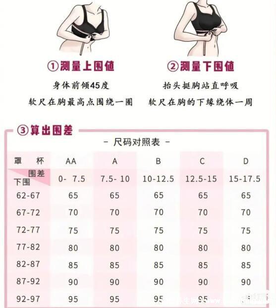 胸圍尺寸尺碼對照表,女生標準罩杯ABCD尺碼表(附測量方法)-易網健康<a href=http://www.xllyou.com/jkys/ target=_blank class=infotextkey>養生</a>網 胸圍尺寸尺碼對照表,女生標準罩杯ABCD尺碼表(附測量方法)