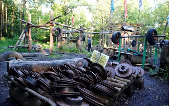 戰斗民族竟把公園改造成健身房，這樣的高技巧操作大寫服氣