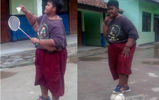 印尼400斤胖男孩終于瘦下來了，減肥成功的他讓人不敢相信