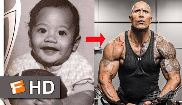 巨石強(qiáng)森女兒剛剛出生，竟然半夜又跑去健身房了