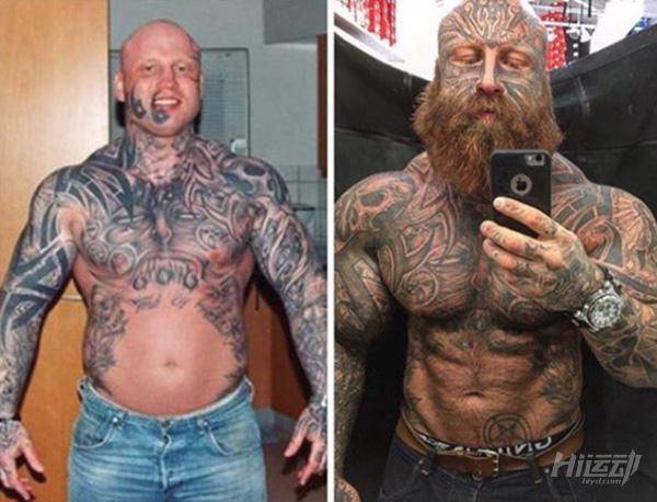 入過黑幫蹲過大獄！31歲健身逆襲成彪悍巨獸