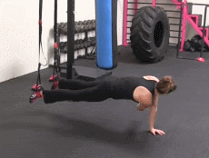 TRX動(dòng)態(tài)平板撐，更高的挑戰(zhàn)，更好的效果。