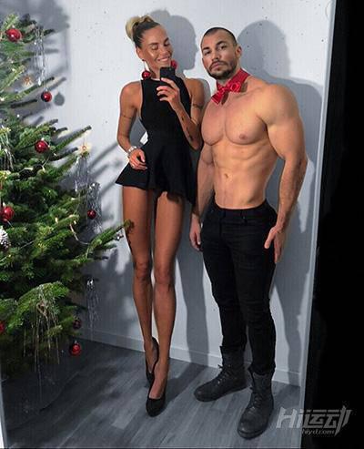 脖子以下全是腿，這位34歲辣媽腿長108cm！