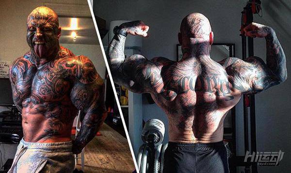 入過黑幫蹲過大獄！31歲健身逆襲成彪悍巨獸