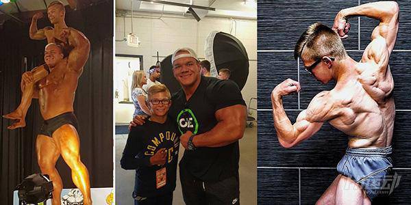 才17歲的小少年，居然把體脂率練只有5%