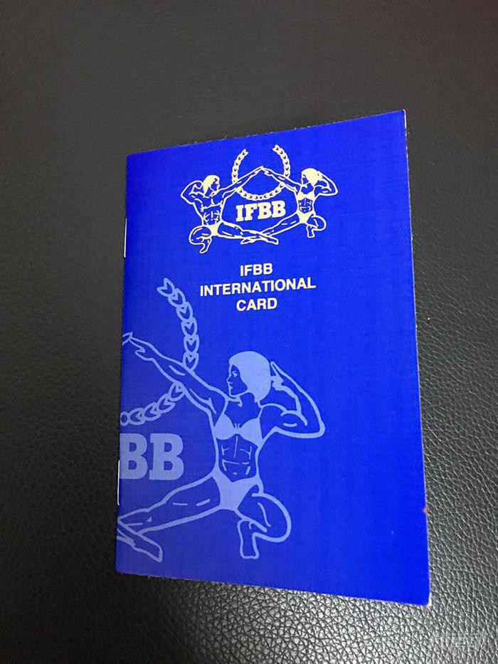 劉一陽博士獲得IFBB健美比賽亞洲站銅牌