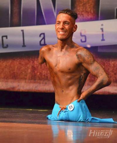 出生只有一只胳膊一條腿，身材卻比正常人都強百倍！