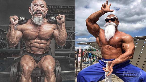 50多歲老頭迷戀“七龍珠”，瘋狂健身練成真實版龜仙人