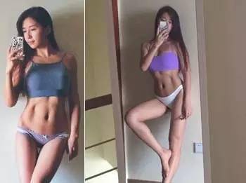 健身的妹子身材就是火辣 超級耐看