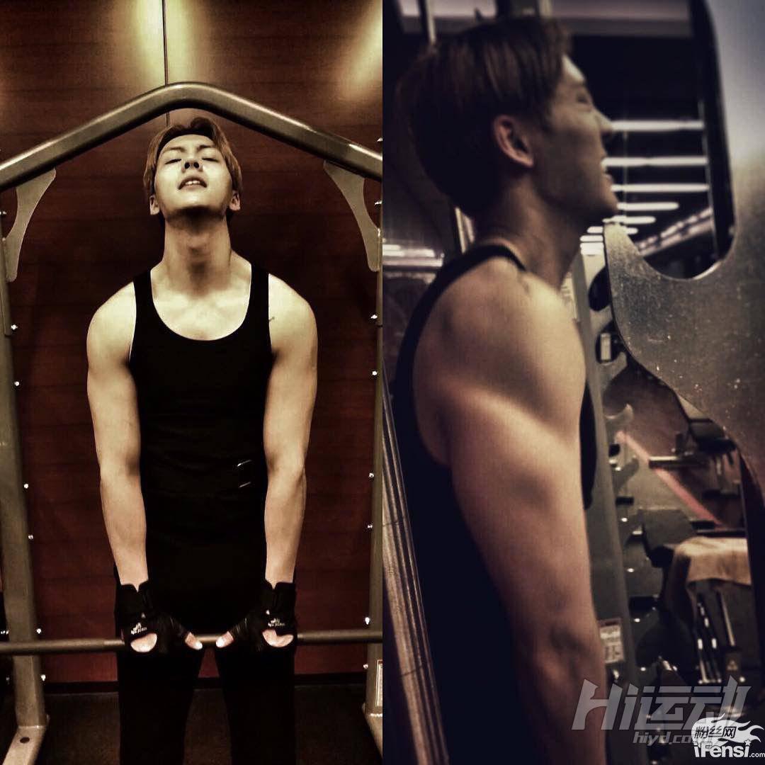 男神肌肉養成記 陳偉霆健身圖man爆