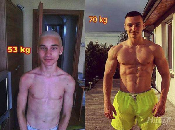 不用器械4年徒手健身！小伙從瘦“鵪鶉”到“肌霸”完美蛻變！