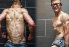 才17歲的小少年，居然把體脂率練只有5%