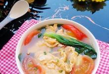 番茄小白菜雞蛋湯的做法-家常味煮菜譜