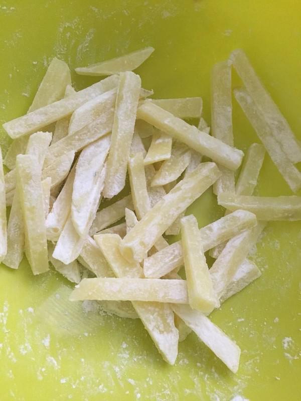 香脆薯條的做法-茄汁味炸菜譜