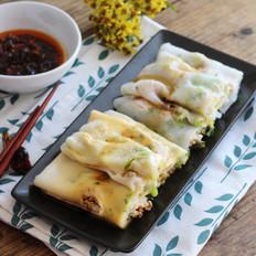 雙味卷腸粉的做法-咸鮮味蒸菜譜