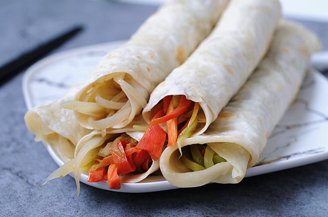 蔬菜卷餅的做法-家常味煎菜譜-易網健康養生網 蔬菜卷餅的做法-家常味煎菜譜