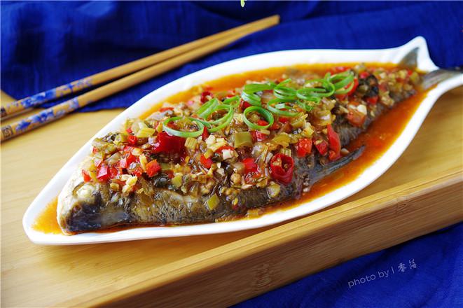 澆汁武昌魚的做法-酸辣味煮菜譜