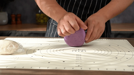 紫薯花開饅頭的做法-甜味蒸菜譜-易網健康養生網 紫薯花開饅頭的做法-甜味蒸菜譜