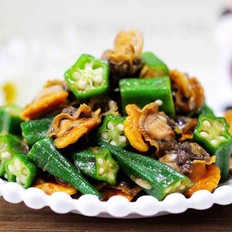 辣根溫拌秋葵毛蛤的做法-芥末味拌菜譜