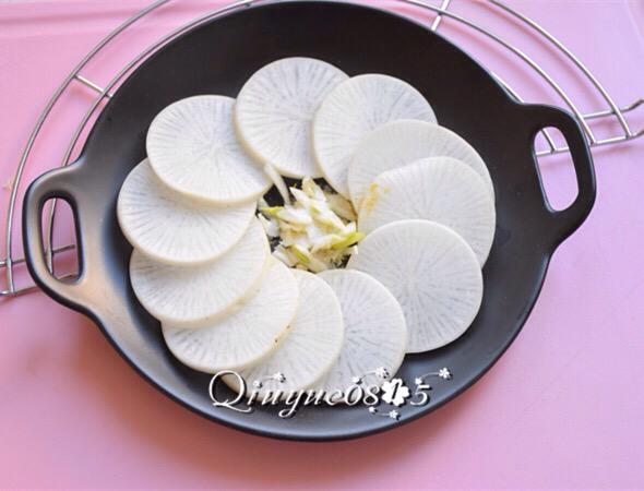蒸白蘿卜的做法-咸鮮味蒸菜譜
