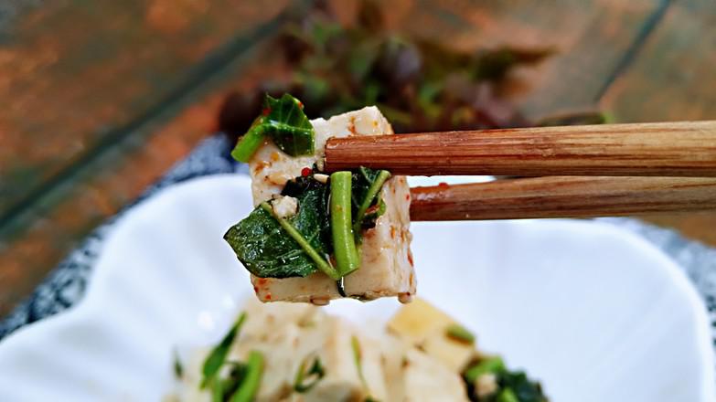 香椿拌豆腐的做法-咸鮮味拌菜譜