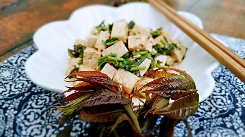 香椿拌豆腐的做法-咸鮮味拌菜譜