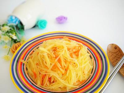 小炒土豆絲的做法-家常味炒菜譜