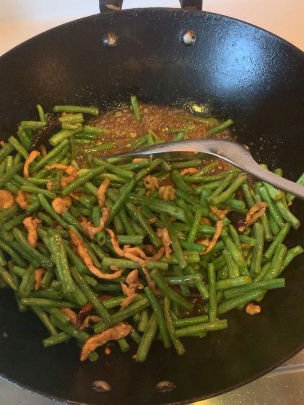 豇豆炒肉絲的做法-酸辣味炒菜譜