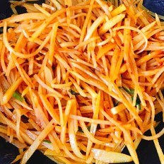 家庭版醬油土豆絲，好吃又營養的家常菜，做法簡單附詳細教程的做法-咸鮮味炒菜譜