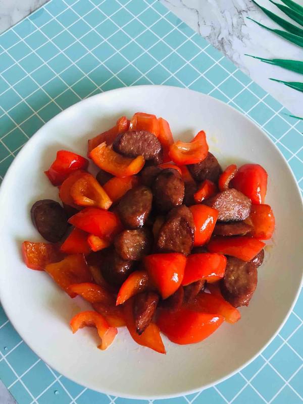 紅椒牛肉腸的做法-家常味炒菜譜-易網健康養生網 紅椒牛肉腸的做法-家常味炒菜譜