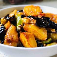 有油水的地三鮮的做法-家常味炒菜譜