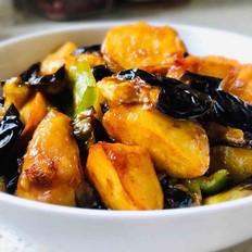 有油水的地三鮮的做法-家常味炒菜譜