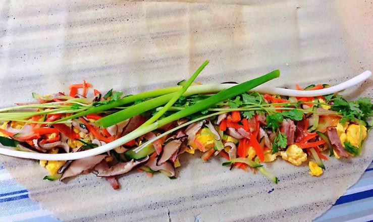 雞蛋時蔬煎餅卷的做法-咸鮮味炒菜譜-易網健康養生網 雞蛋時蔬煎餅卷的做法-咸鮮味炒菜譜