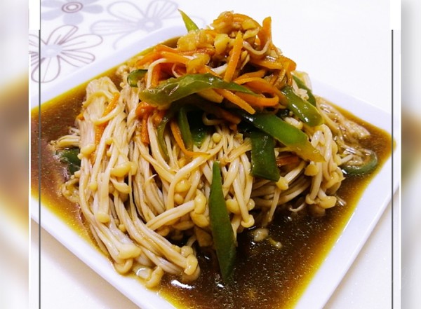 涼拌金針菇的做法-酸甜味拌菜譜-易網健康養生網 涼拌金針菇的做法-酸甜味拌菜譜