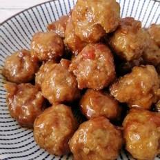 糖醋丸子的做法-酸甜味炸菜譜