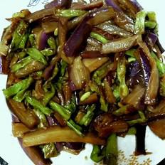 茄子愛上豆角的做法-家常味炒菜譜