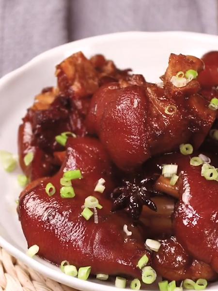 紅燒豬蹄的做法-家常味炒菜譜-易網健康養生網 紅燒豬蹄的做法-家常味炒菜譜