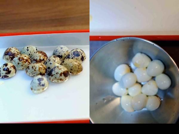 鵪鶉蛋燒排骨的做法-咸鮮味燒菜譜