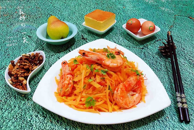 海蝦炒土豆絲的做法-咸鮮味炒菜譜-易網健康養生網 海蝦炒土豆絲的做法-咸鮮味炒菜譜