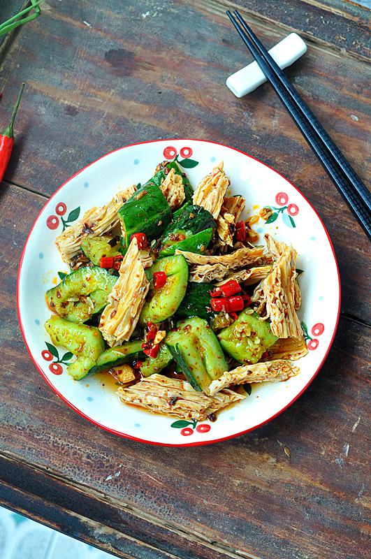 拌腐竹的做法-香辣味拌菜譜