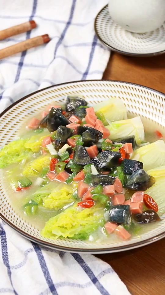 上湯娃娃菜的做法-咸鮮味炒菜譜